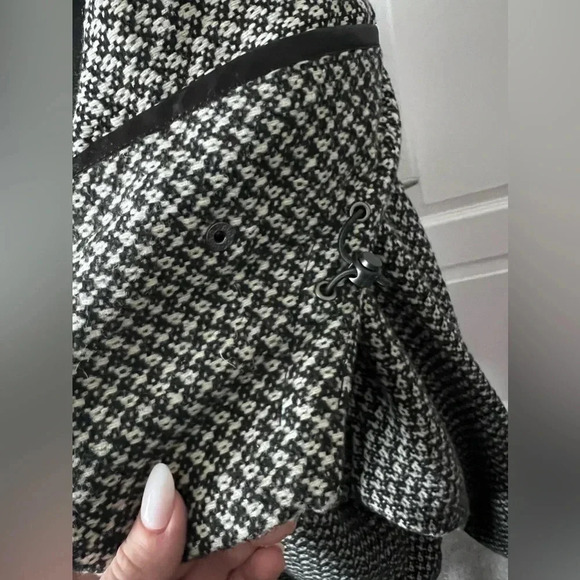 Sweaty Betty | Rare Black and White Dolman Sleeve Wool Blend Jacket | Size XS/S - Picture 8 of 11